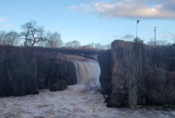 Flooding at Paterson Great Falls